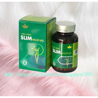 Viên Uống Giảm Cân SLIM Kingphar- Hộp 60 Viên- Hỗ trợ tăng cường chuyển hóa chất béo. Hỗ trợ giảm béo