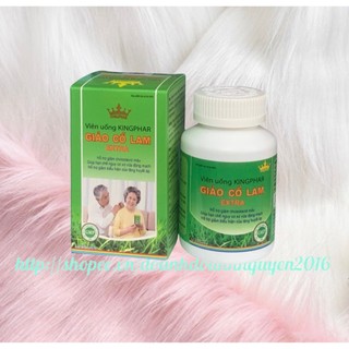 Viên uống GIẢO CỔ LAM  extra Kingphar - Lọ 60 viên -Viên Uống Bổ Gan, Hạ Mỡ Máu, Ổn Định Huyết Áp