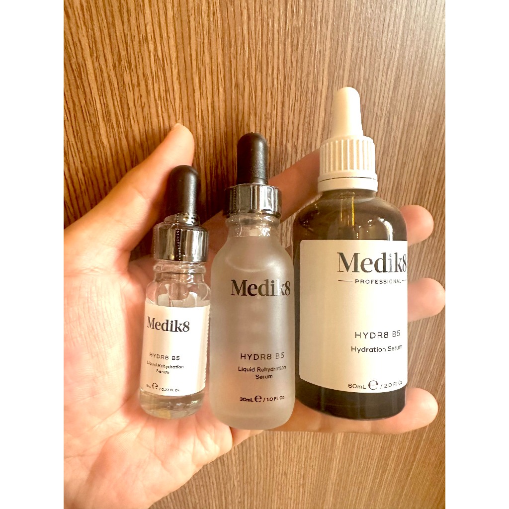 Minisize 8ml - Tinh chất B5 cấp ẩm phục hồi cho da siêu nhạy cảm Medik8 Hydr8 B5 serum