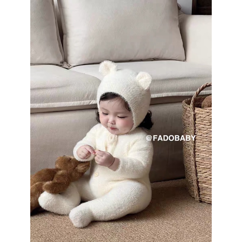 Body lông Gấu Kèm Nón