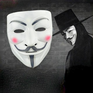  Mặt nạ hóa trang mặt nạ Hacker Đồ chơi Mặt nạ Hacker anonymous siêu ngầu đạo cụ cosplay Halloween 