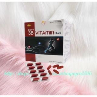 Soft VITAMIN 3B  plus new Kingphar  (Hộp 100 viên ) - Người có nguy cơ thiếu vitamin nhóm B