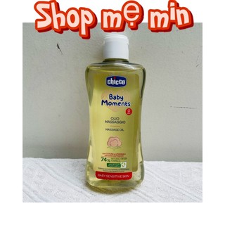 Dầu massage, Dầu Mát-xa cho bé Chiết Xuất hạt bông 0m+ Chicco 200ml