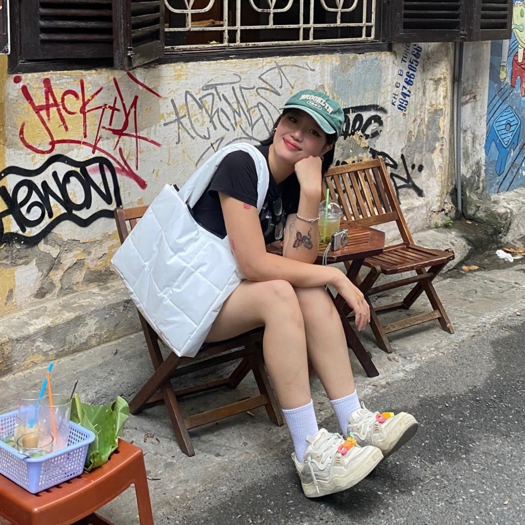 Túi TOTE trần bông kẻ caro bản nhỏ - túi đeo chéo unisex SLYOUR