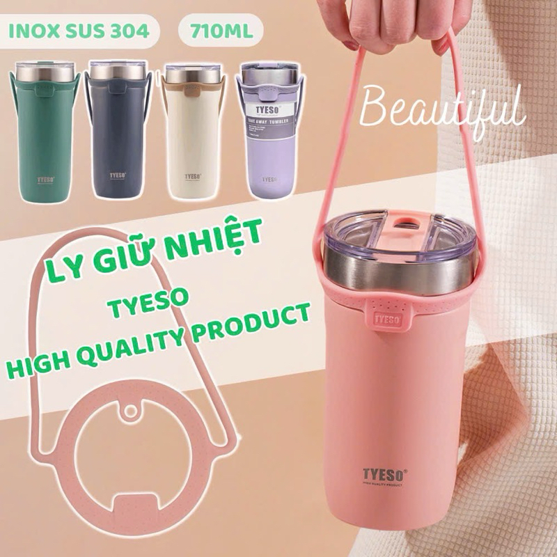 Ly giữ nhiệt nóng lạnh Tyeso