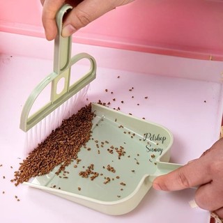 Bộ chổi dọn chuồng hamster, thỏ, bọ, nhím