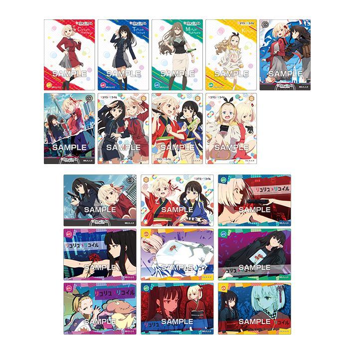 Gói Thẻ Nhân Phẩm Pack Card Lycoris Recoil Clear Card Gum