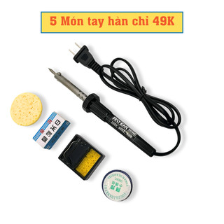 Mỏ hàn thiếc, Tay hàn nhiệt mini cầm tay Rayenr 40w 220v mỏ hàn chì, thiếc hàn, nhựa thông hàn linh kiện điện tử
