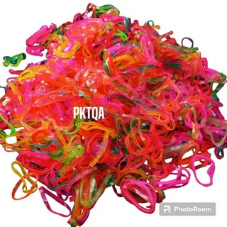 1kg thun cột tóc màu trong (cở to/cở vừa)