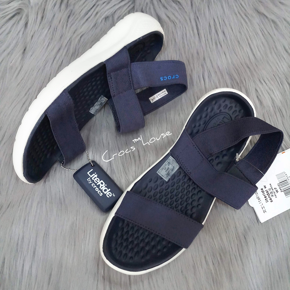 Sandal crocs literide nữ cao cấp đế 3 lớp siêu nhẹ, giày crocs nữ literide đế cao 3 phân, xăng đan cross nữ Crocs House