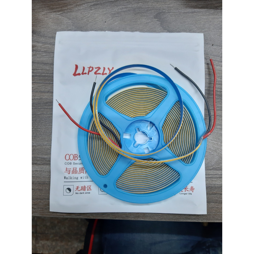 Led cuộn dây dán 5m SMD 2835 điện 12V đơn sắc dùng cho nội thất, tranh điện, tranh tráng gương, gương led