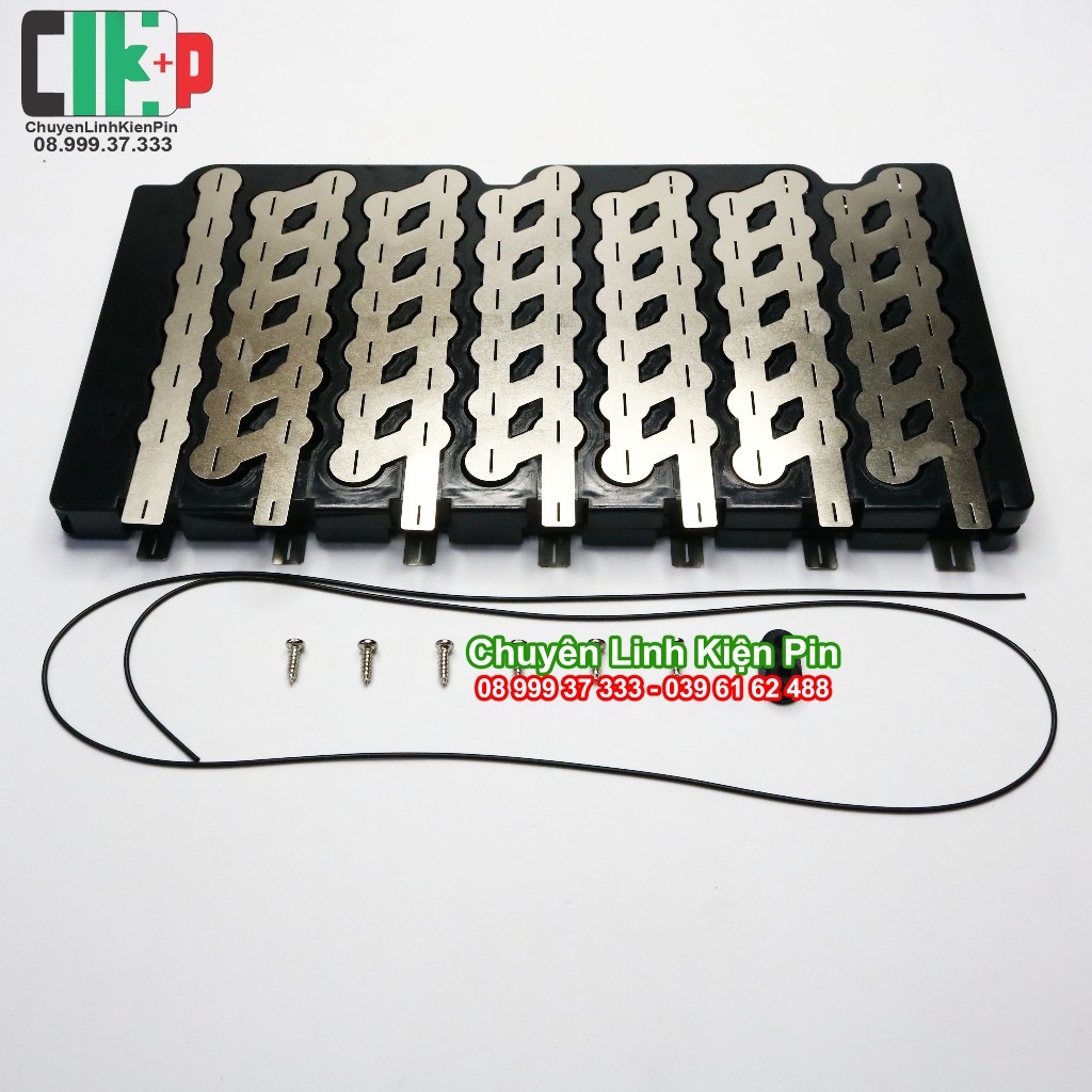 Box và khung nhựa kèm kẽm 13s 6p cho xe đạp điện