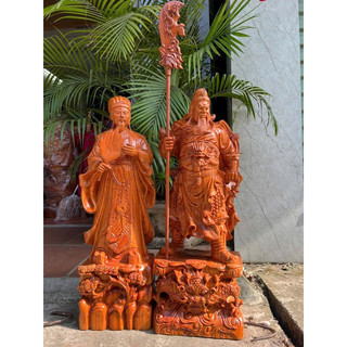 Quan công khổng minh cao 60 gỗ hương đá giá rẻ