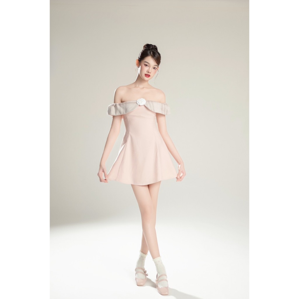 Váy trễ vai sang chảnh EMLY DRESS thiết kế AGUJA