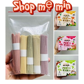 (Tách lẻ 40gr) Mì sợi mini somen hữu cơ MenNoSato Nhật Bản 7M+,mì rau củ hữu cơ sợi nhuyễn hộp 200gr