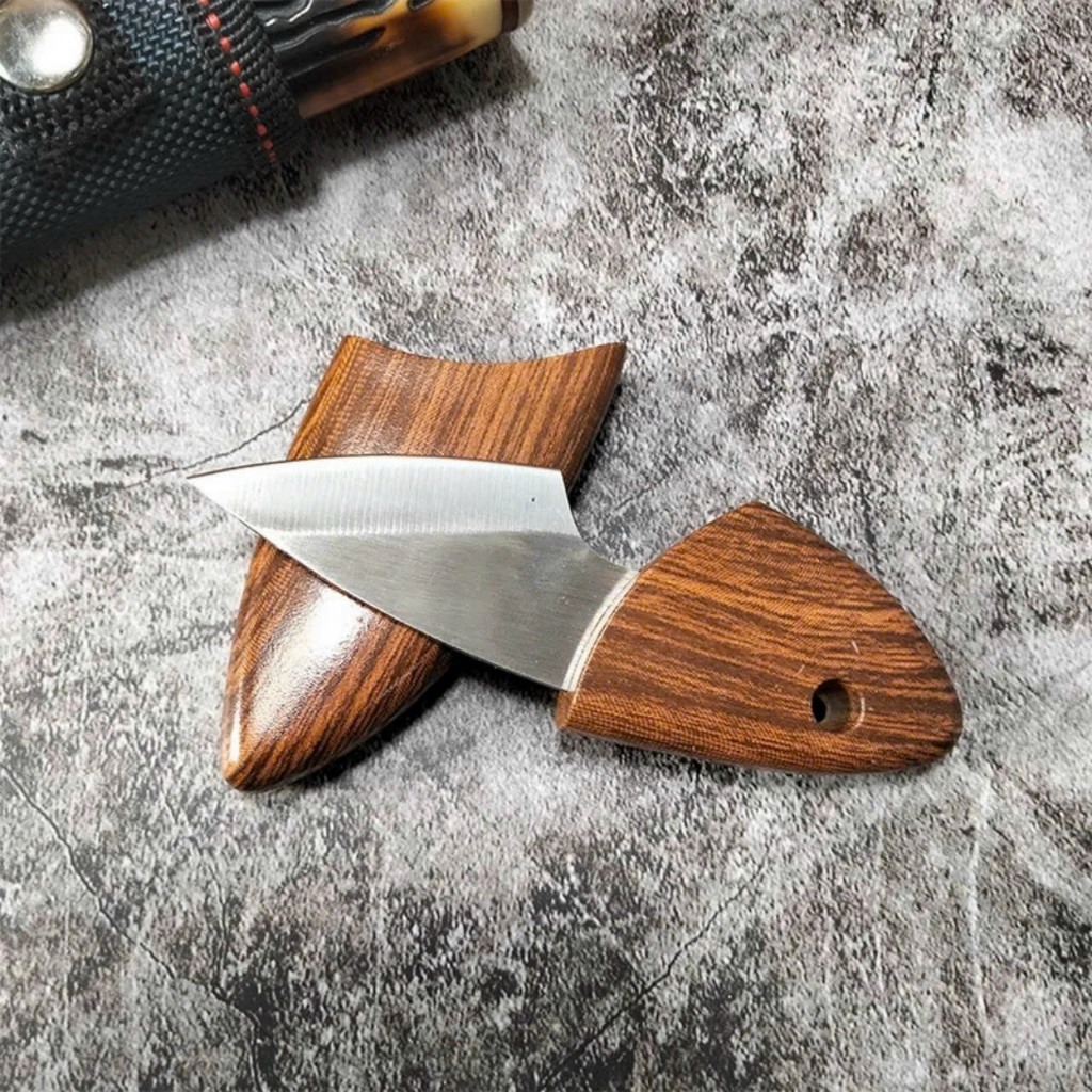 Móc khóa mini kèm dao - dao móc khóa hình cá