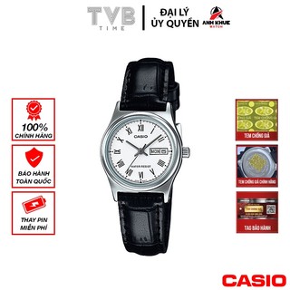 Đồng hồ nữ dây da Casio chính hãng LTP-V006L-7BUDF (25mm)