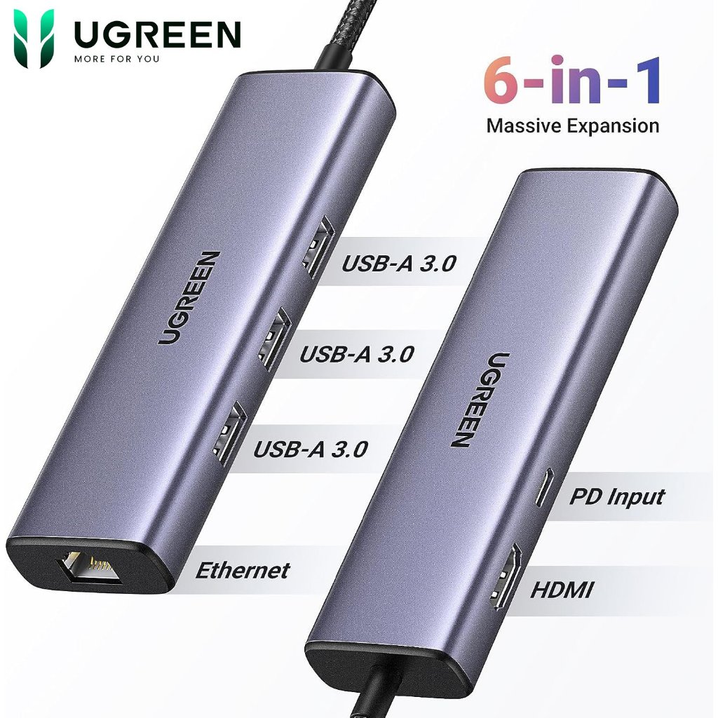 Hub USB Type C 7 in 1 Ugreen 60515 90568 15598 CM512