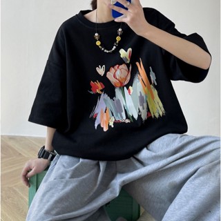 Áo Thun Nam Nữ Form Rộng Cotton Tay Lỡ Unisex , Áo Phông Cổ Tròn Basic Tee Oversize Trend Hè 2023