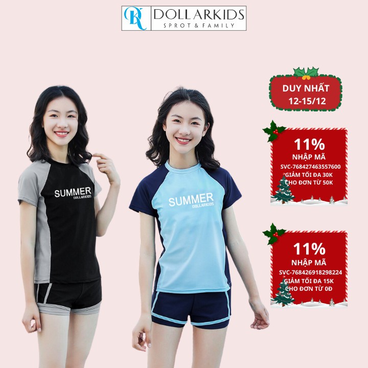 BỘ Bơi Rời Cao Cấp Hãng DollarKids Cho Bé Gái