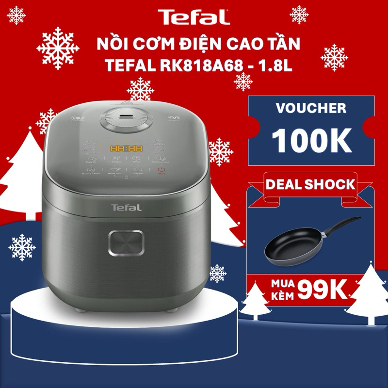 Nồi cơm điện cao tần Tefal RK818A68 - 1.8L