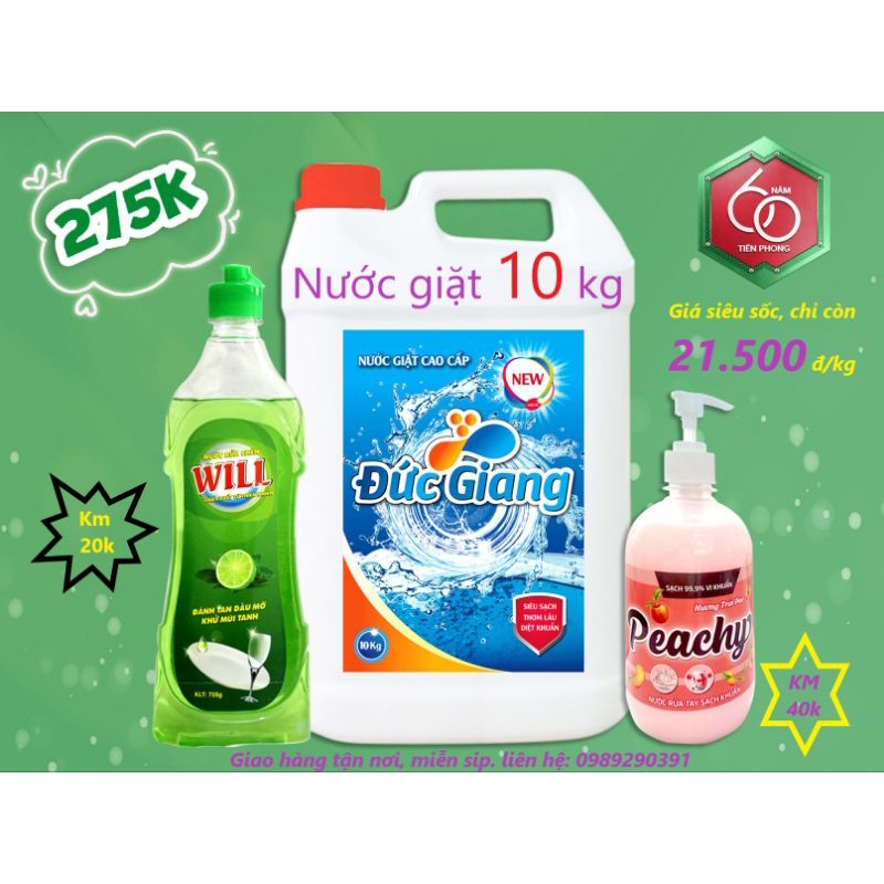 Combo nước giặt Đức Giang