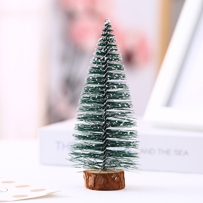 Cây Thông Noel Mini Lá Kim Trang Trí Để Bàn Đạo Cụ Chụp Ảnh Phụ Kiện Trang Trí Phuong decor