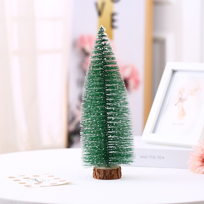 Cây Thông Noel Mini Lá Kim Trang Trí Để Bàn Đạo Cụ Chụp Ảnh Phụ Kiện Trang Trí Phuong decor