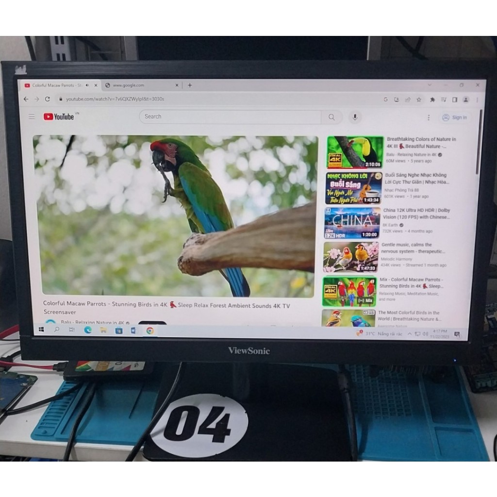 Màn hình viewsonic 19in led đẹp xuất sắc