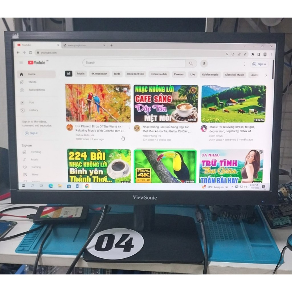 Màn hình viewsonic 19in led đẹp xuất sắc