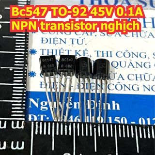 50 con BC547 547 TO-92 45V 0.1A NPN transistor nghịch kde0193
