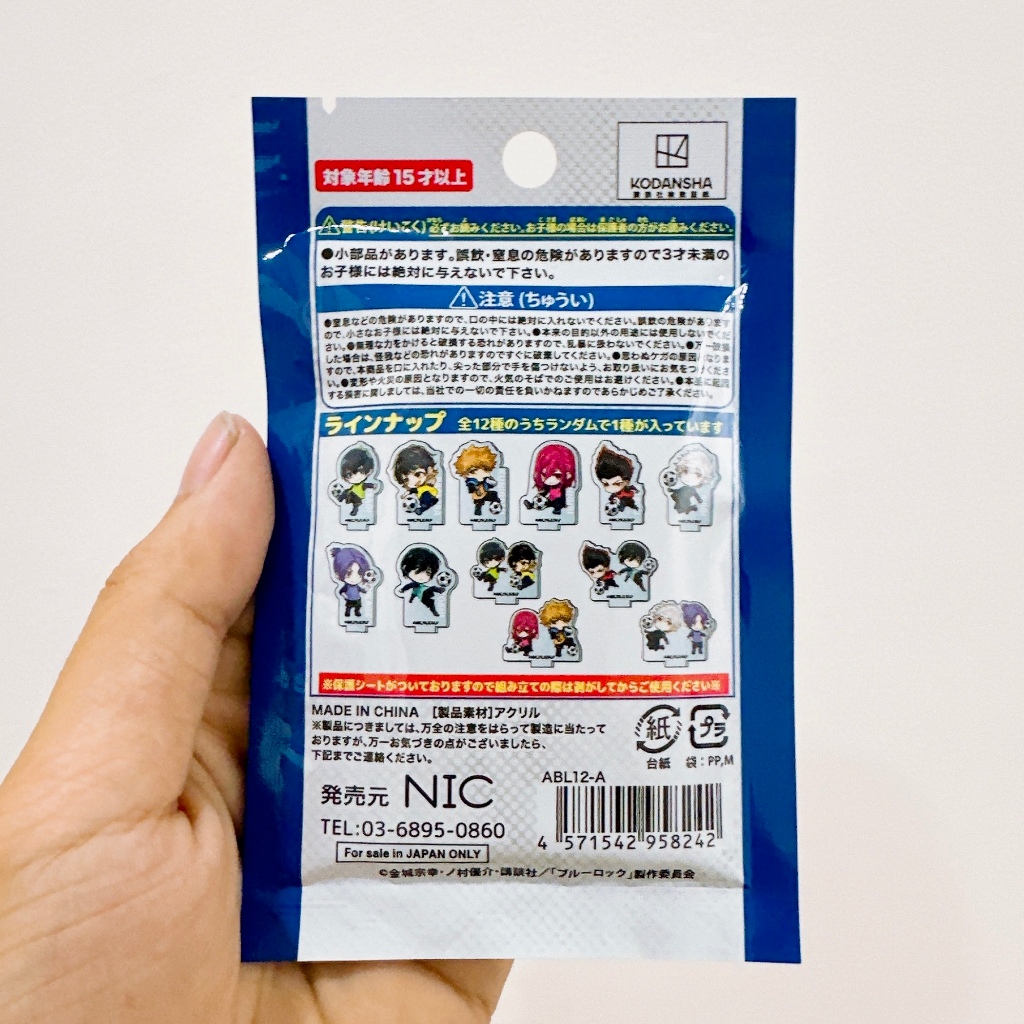 Pack Nhân Phẩm Acrylic Standee Blue Lock NIC