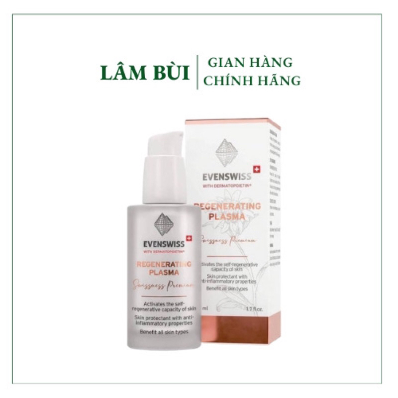 Tinh Chất Huyết Tương Evenswiss Regenerating Plasma 100ml Làm Dịu Phục Hồi Trẻ Hóa Da