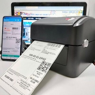 Máy in đơn hàng xprinter xp 420b, máy in nhiệt, máy in mã vạch 2 cổng kết nối usb+lan