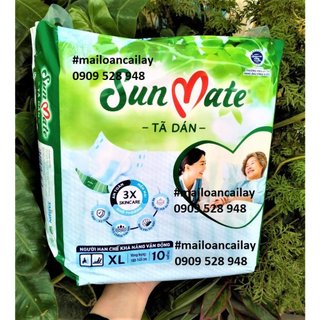 Tã dán Sunmate người già và phụ nữ sau sinh M10-ML10-XL10