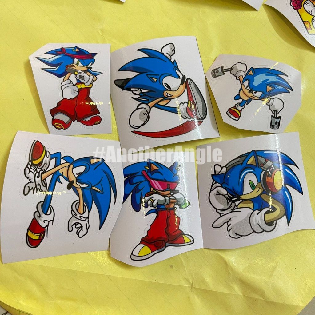 🤗 TEM DÁN XE SONIC - STICKER COOL NGẦU TRANG TRÍ NÓN BẢO HIỂM/ LAPTOP ĐIỆN THOẠI ✳️