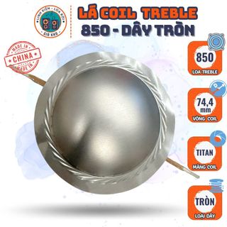 Lá coil loa treble 850 - dây tròn và dẹp - made in china