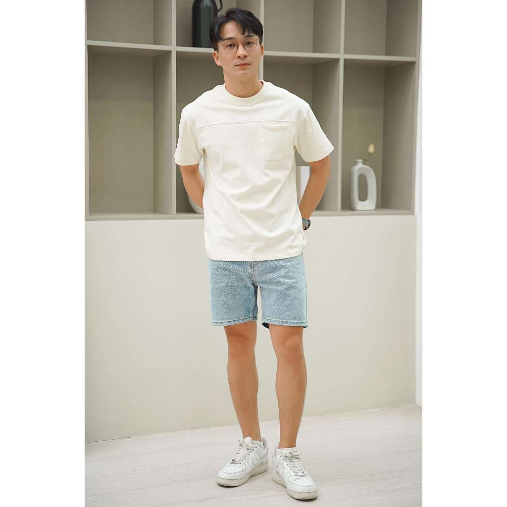 Áo thun Laitus nam nữ cổ tròn có túi BELAIRMAN vải cotton 100% với nhiều màu mới trẻ trung, thanh lịch -  ATLT0096