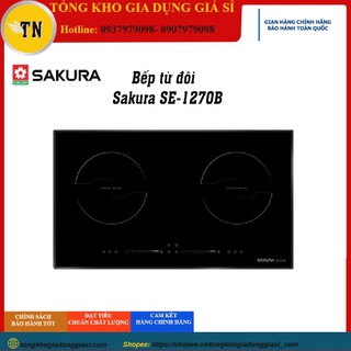 Bếp từ đôi sakura se-1270b_ hàng chính hãng, công suất 3600w