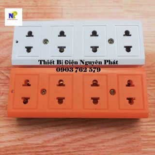 [ELITON] Ổ Cắm Điện 4 ổ Cắm CS3000w Màu Trắng/Vàng/Cam Loại Tốt