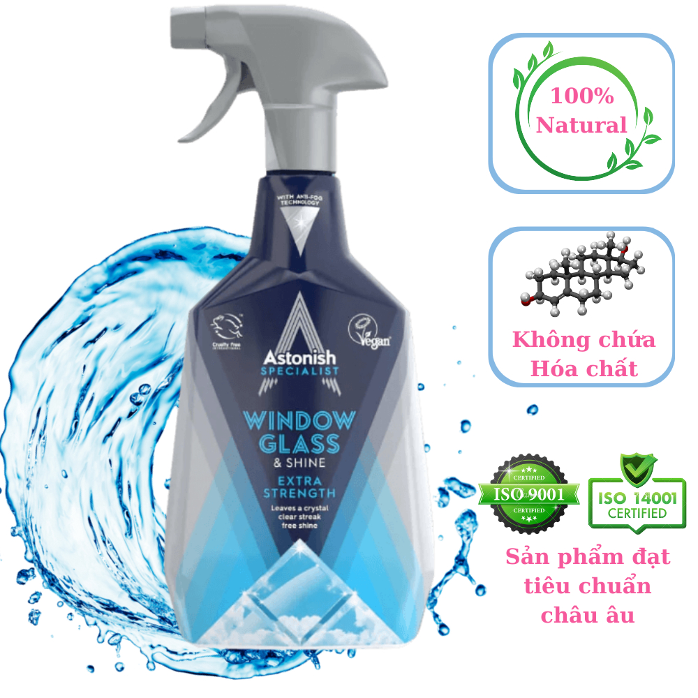 Bình xịt vệ sinh kính Astonish C6950 - 750ml