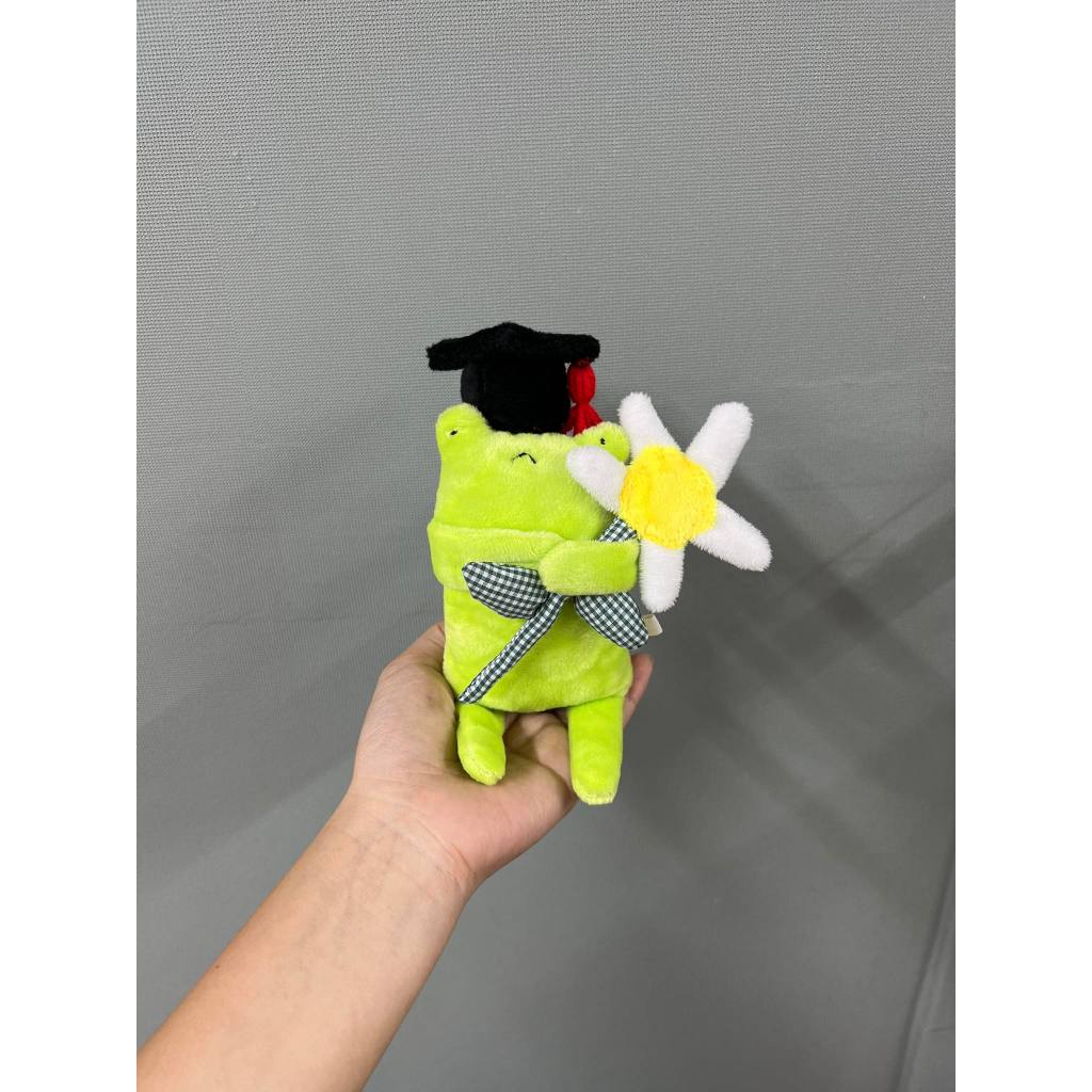 Nón tốt nghiệp - gấu bông đình may