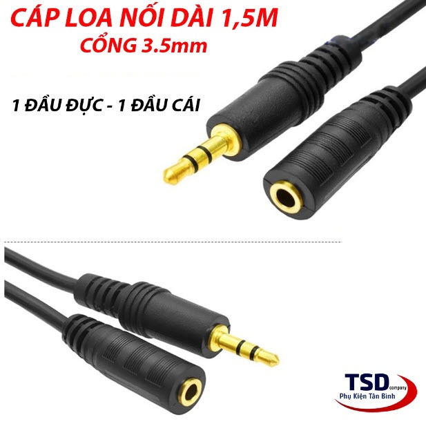 Dây nối dài loa, tai nghe dài 3m