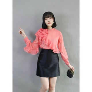 Set váy/ áo bèo hoa vai tiểu thư - Angel V