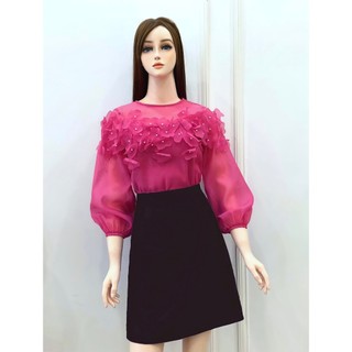 Áo hoa tiểu thư thanh lịch - Angle V