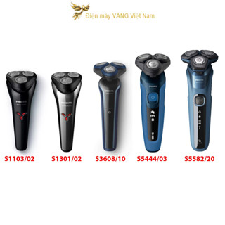 Máy cạo râu nam khô và ướt Philips S1103/02 S1301/02 S3608/10 S5444/03 S5582/20 - An toàn cho da, BH chính hãng 2 năm