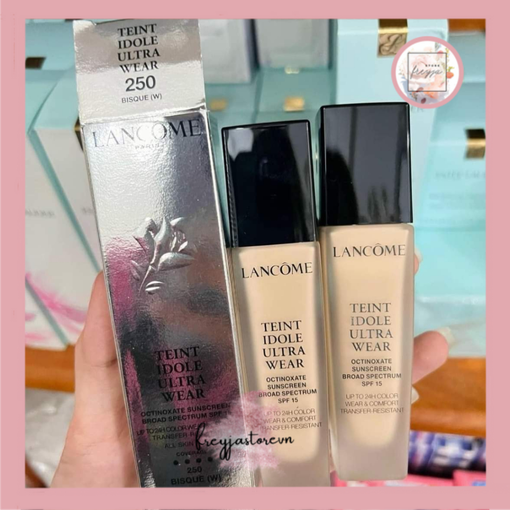 Kem nền La.n.co.m.e Teint Idole Ultra Wear SPF15 30ml Full Box lâu trôi, độ che phủ tốt, không bết - Freyja.Store