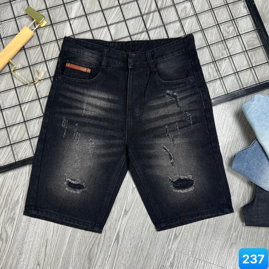 Quần Short Jean Nam chất bò cotton,quần lửng jean, Quần rin nam ngắn Ptz.boutique NHIỀU MẪU ĐẸP QS277