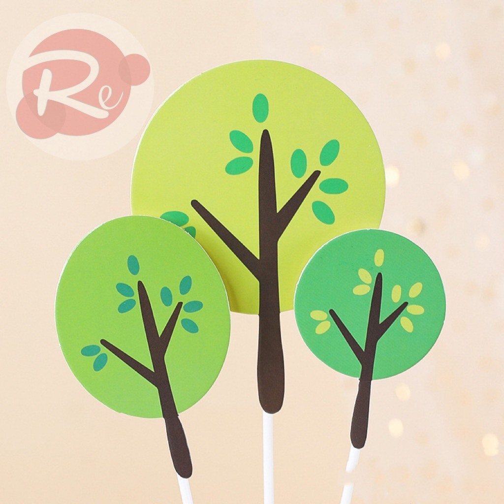 – SCG Cây xanh - Trang trí bánh sinh nhật bánh kem