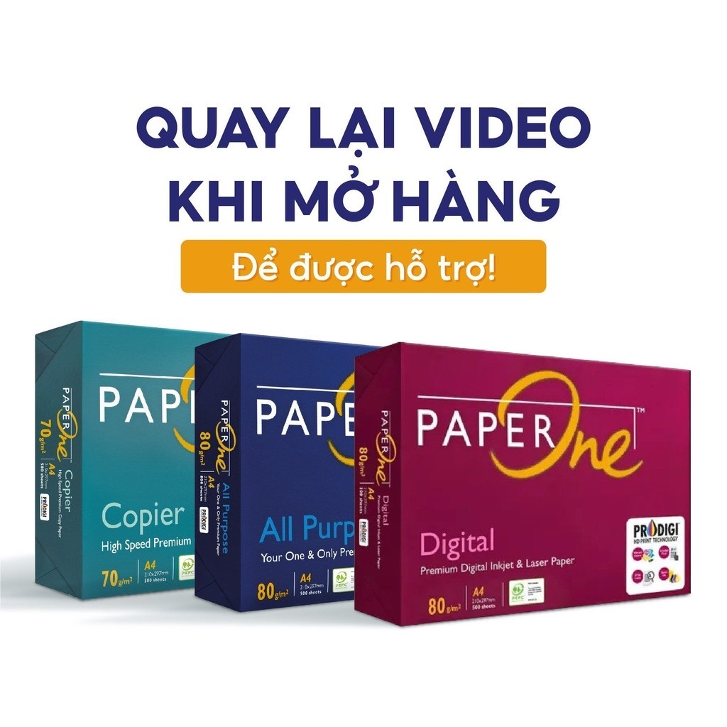 Giấy in PaperOne All Purpose Premium A3 80 gsm - Ream 500 tờ dành cho nhu cầu gia đình, văn phòng